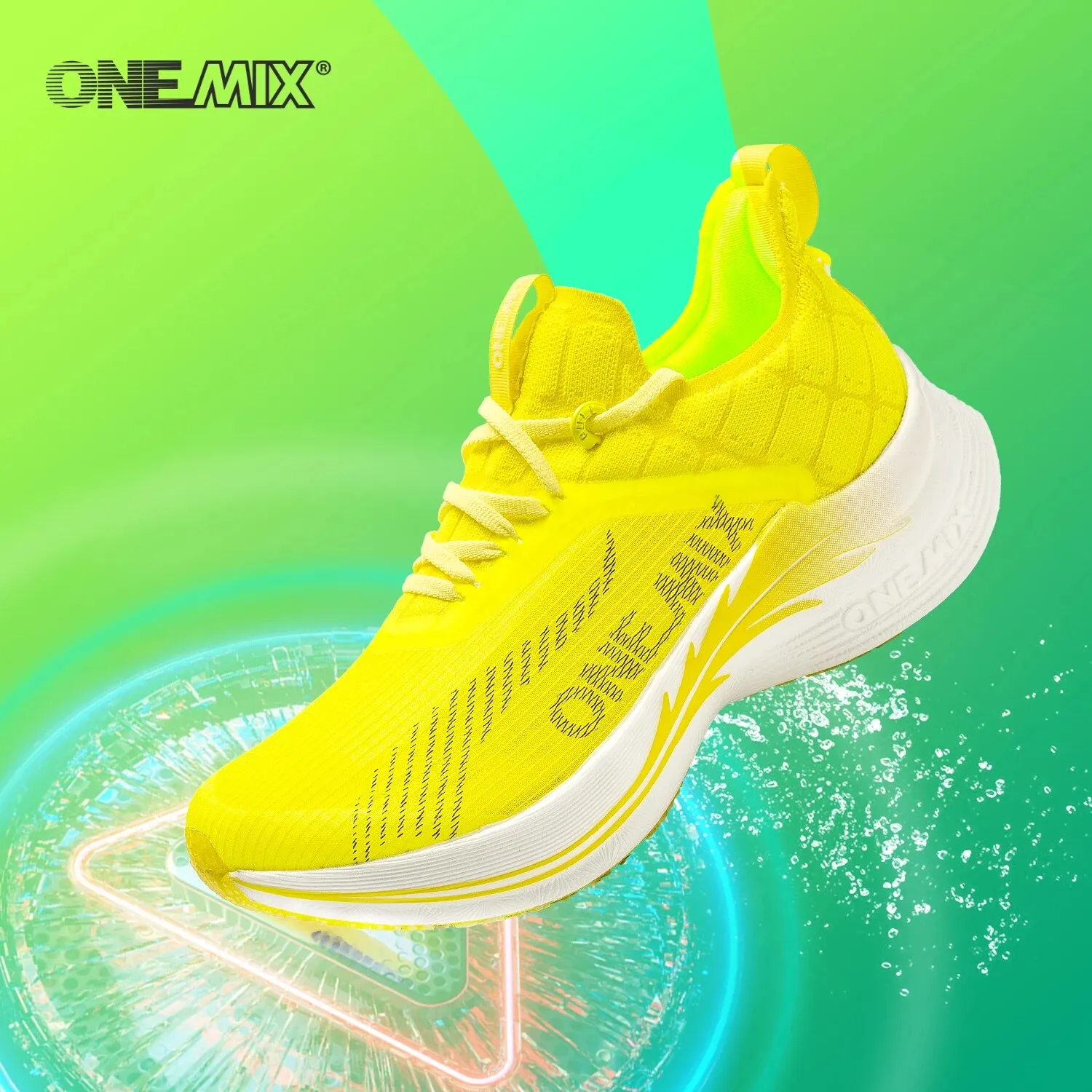 Carbon Plate Marathon Racing Shoes - ONEMIX Zapatillas de Running para Maratón