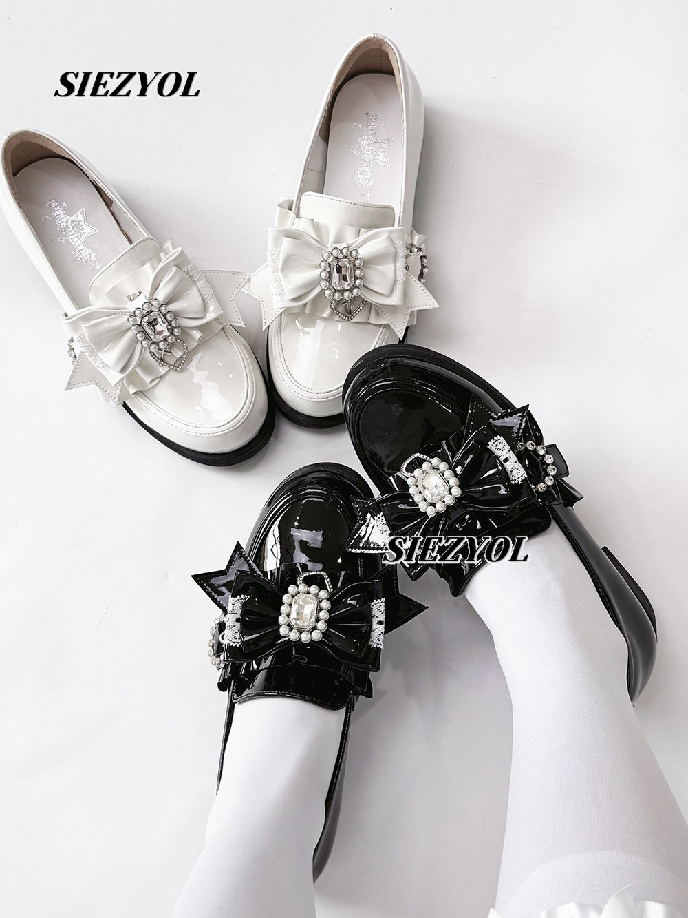 Women'S Shoes - Zapatos de Cuero Casuales Estilo Japonés