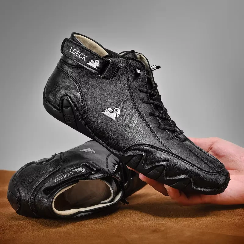 Waterproof Goretex Running Shoes - Mocasines antideslizantes para hombre, zapatos planos