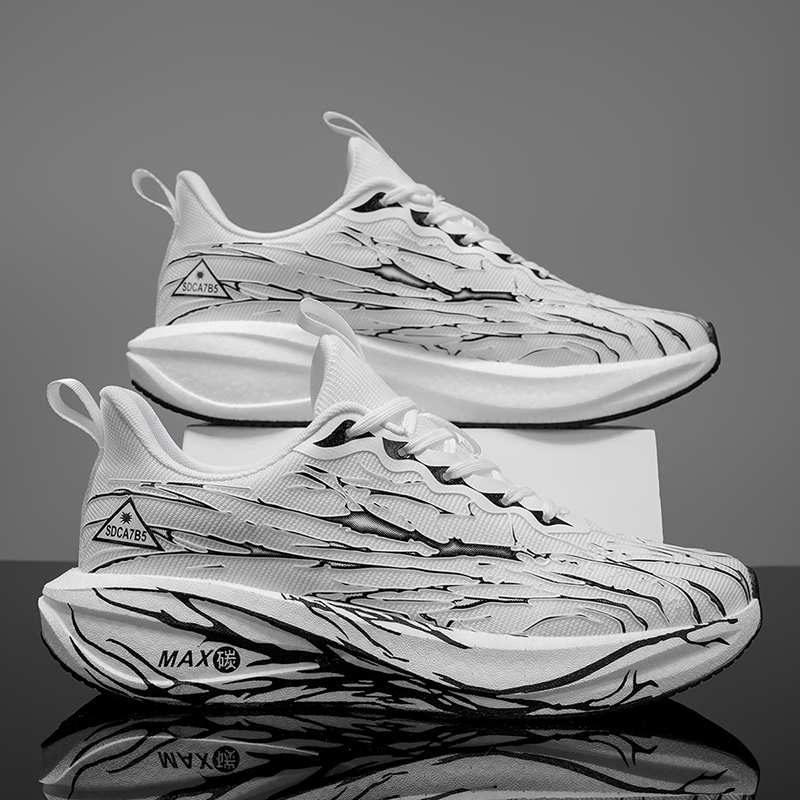 Lightweight Road Running Shoes - Zapatillas deportivas informales transpirables para hombre,