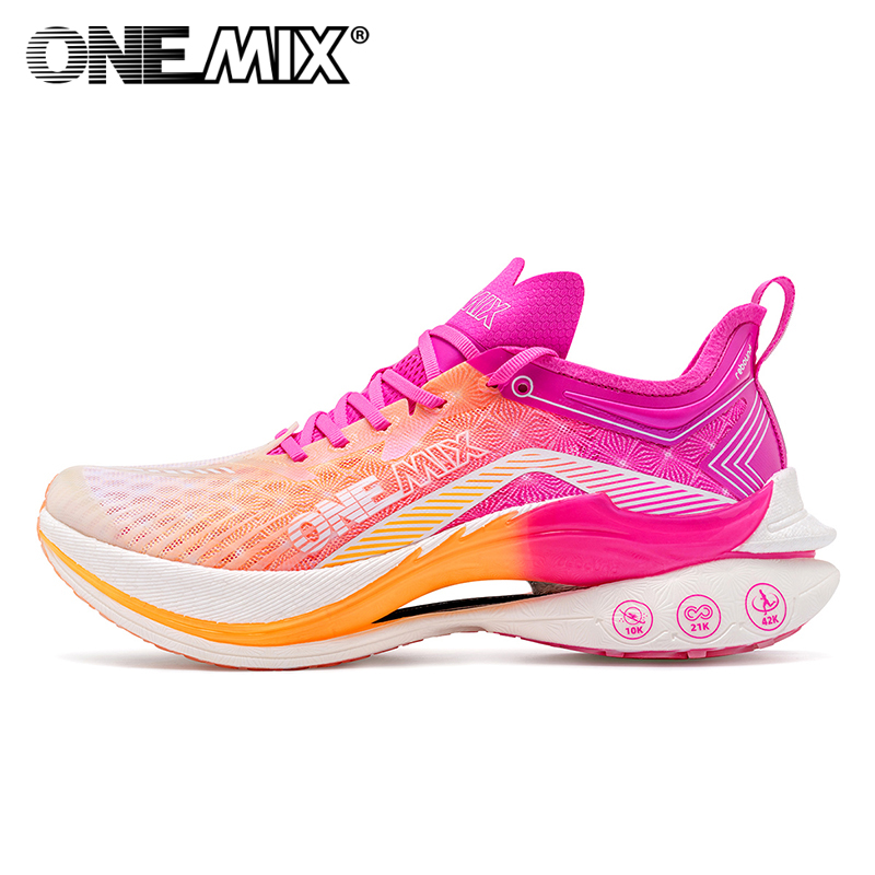 Reflective Night Running Shoes - ONEMIX Zapatillas de running con placa