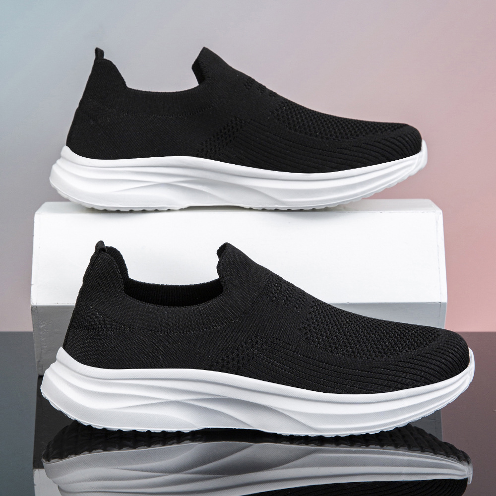 Shock Absorbing Gym Trainers - Zapatos para caminar para hombre, ligeros,