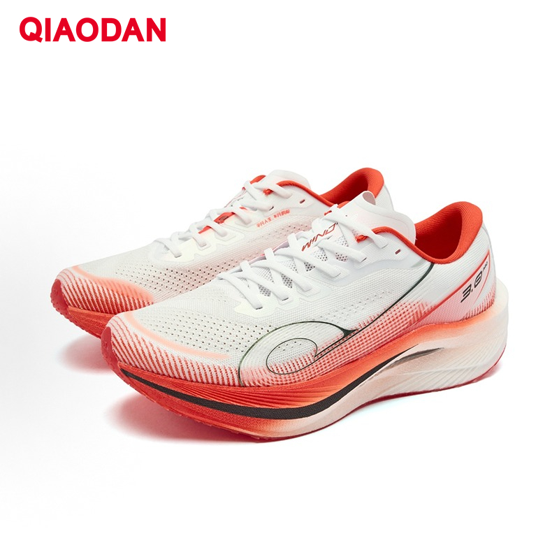 Carbon Plate Marathon Racing Shoes - Zapatillas para correr QIAODAN WIND 3PRO,