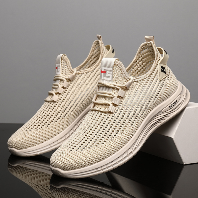 Shock Absorbing Gym Trainers - Zapatillas Deportivas Ligeras de Malla Tejida