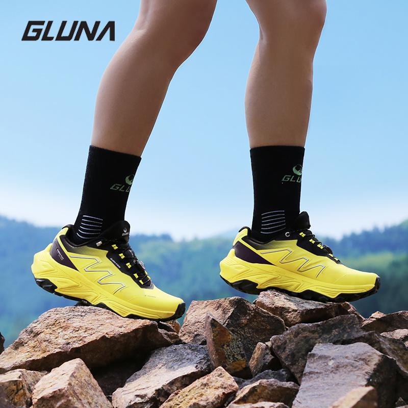 Anti Slip Trail Running Sneakers - Zapatillas de Running Todoterreno GLUNA Kirin