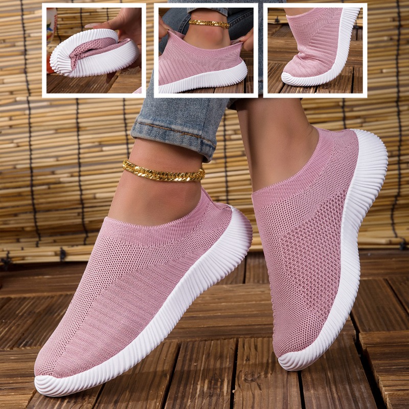 Breathable Mesh Athletic Shoes - Zapatillas Deportivas para Mujer, Transpirables, de