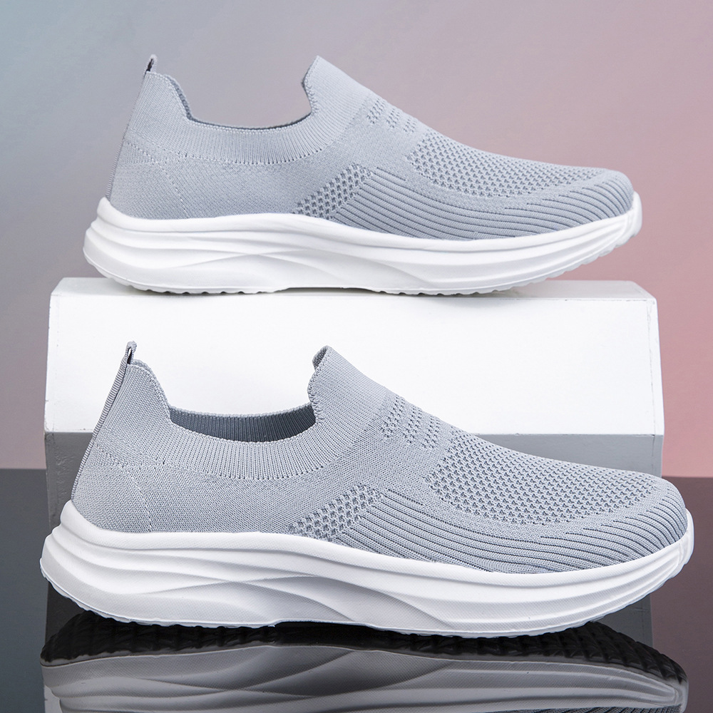 Shock Absorbing Gym Trainers - Zapatos para caminar para hombre, ligeros,