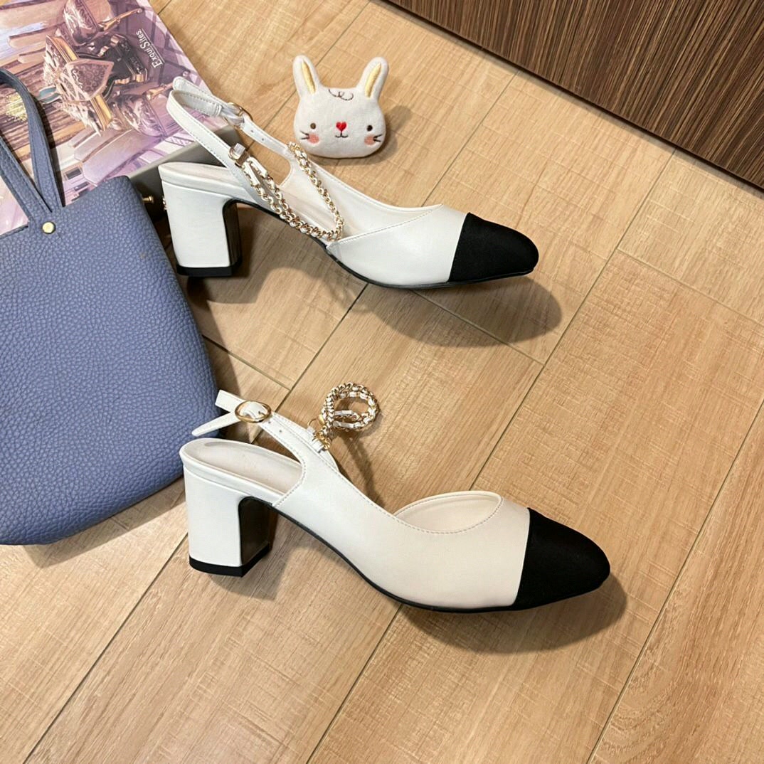 Sandals - Zapatos de Tacón Tipo Slingback para