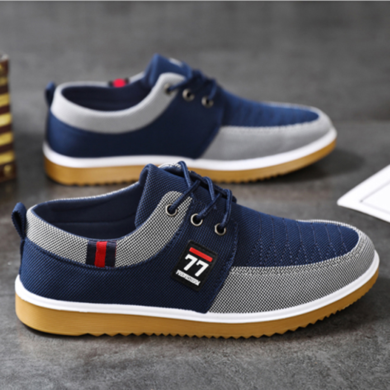 Nuevos Zapatos Deportivos Casu - Knit Fabric Lace Up Sneakers reseña y precio