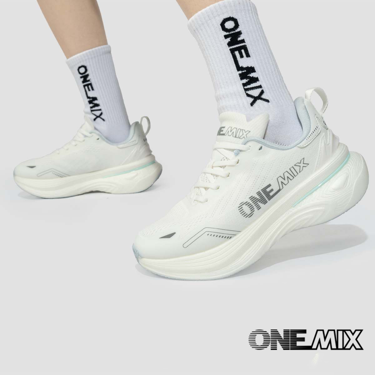 ONEMIX, nuevos zapatos para co - Reflective Night Running Shoes reseña y precio