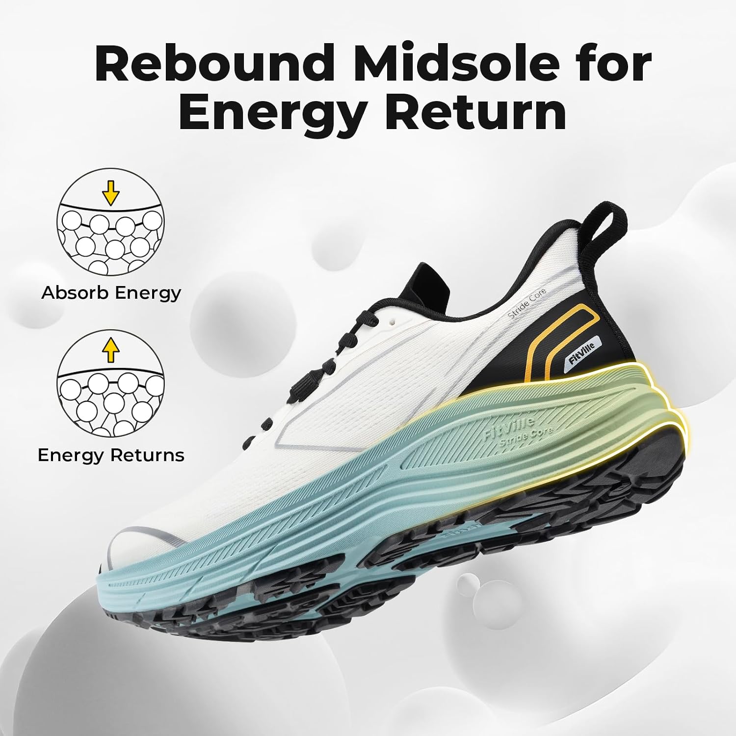 FitVille Zapatillas deportivas - Lightweight Road Running Shoes reseña y precio