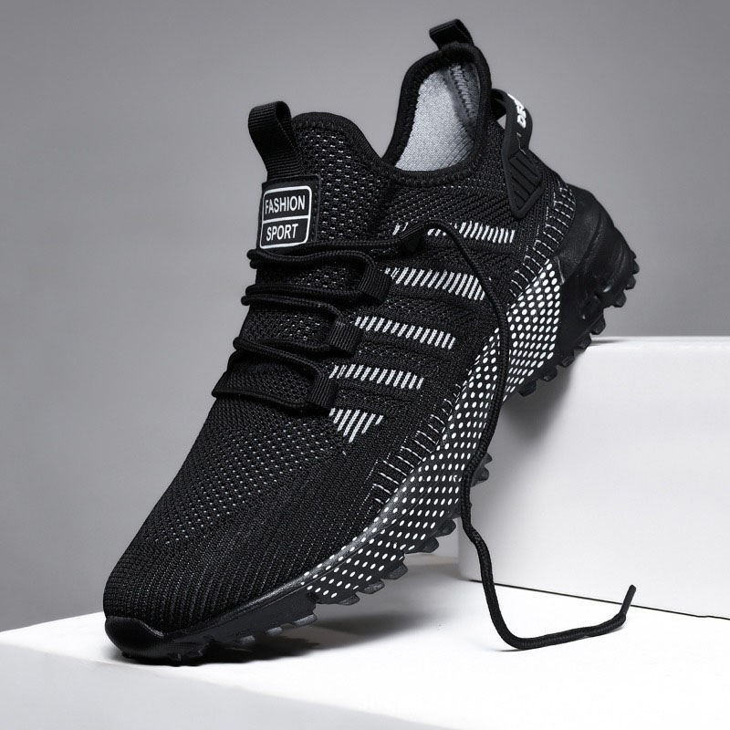 Zapatillas de correr para homb - Shock Absorbing Gym Trainers reseña y precio