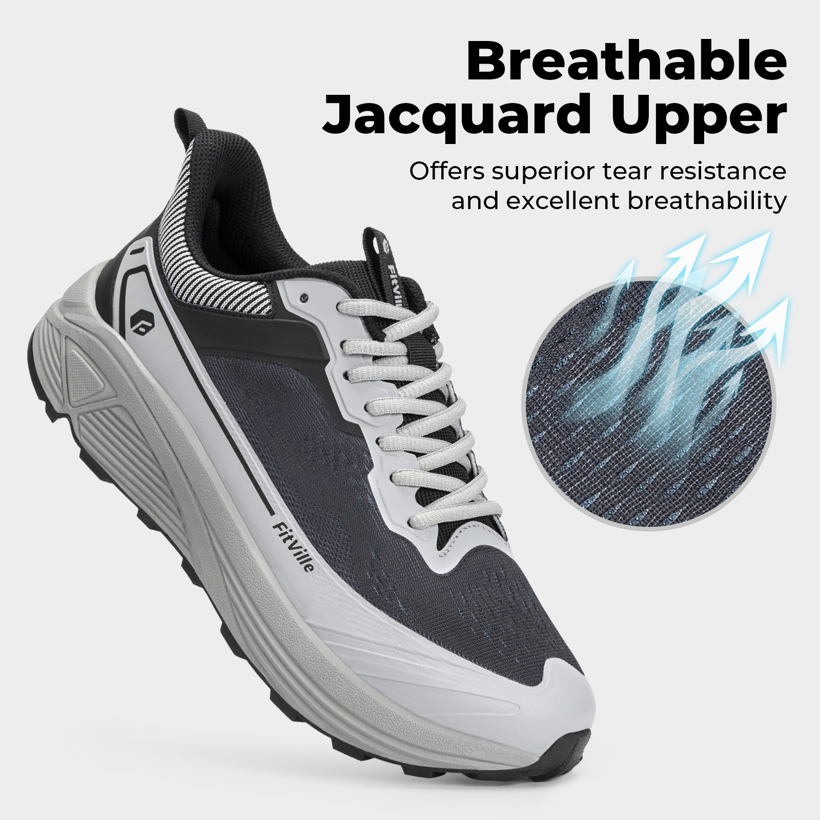 Zapatillas Deportivas Anchas F - Anti Slip Trail Running Sneakers reseña y precio