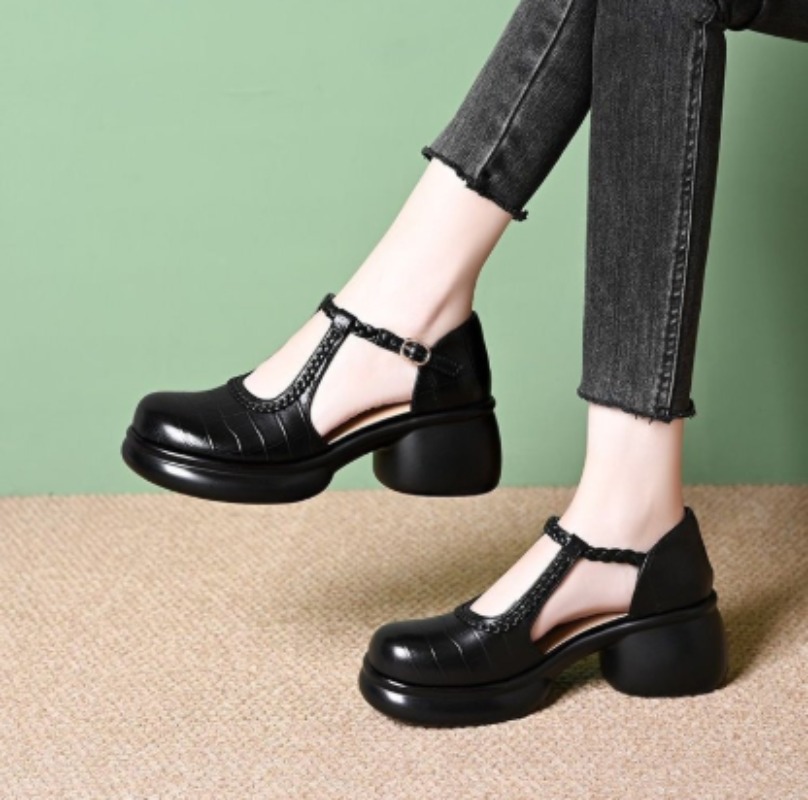 Sandalias Mary Jane con estamp - Sandals reseña y precio