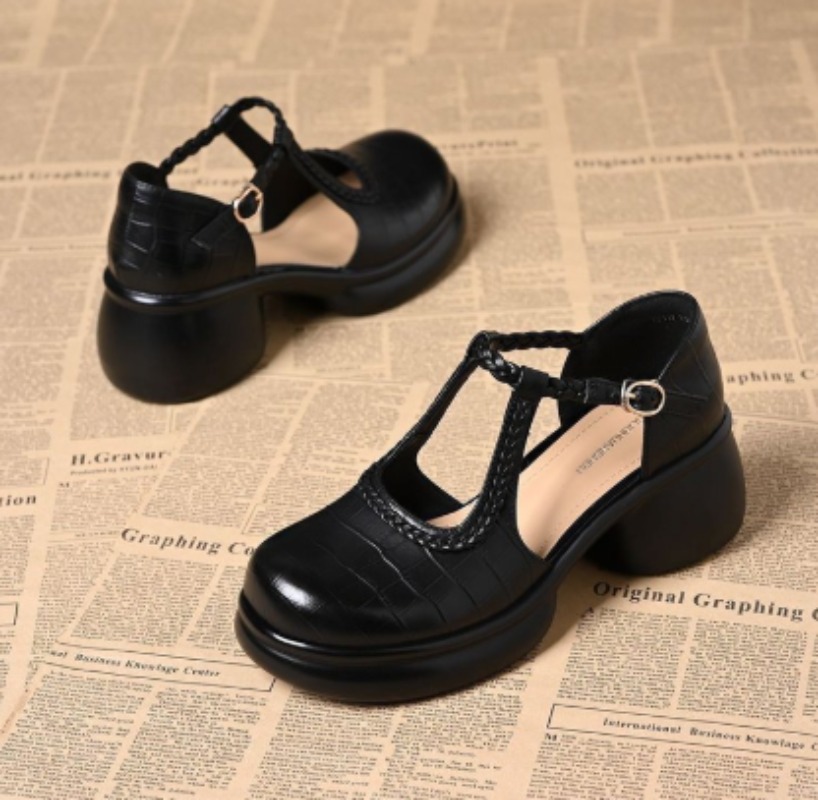 Sandalias Mary Jane con estamp - Sandals reseña y precio