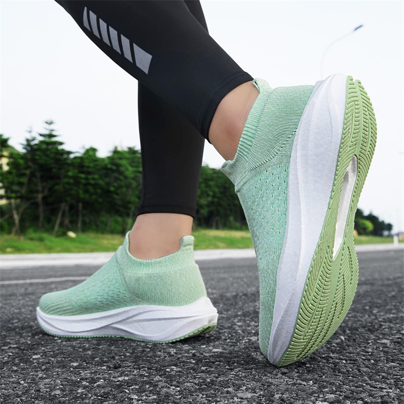 Zapatillas Deportivas Unisex S - Knit Fabric Lace Up Sneakers reseña y precio